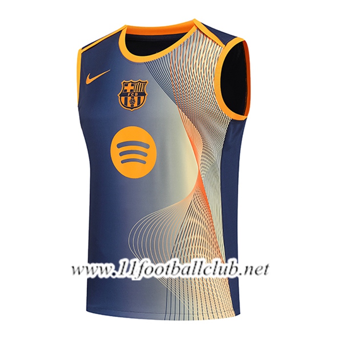 Training Debardeurs FC Barcelone Bleu/Jaune 2025/2026