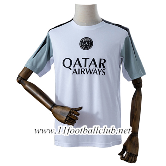 Training T-Shirt PSG Blanc/Gris 2026/2027