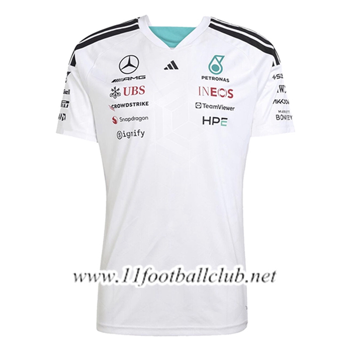 T-Shirt F1 Mercedes Benz Team Blanc 2026