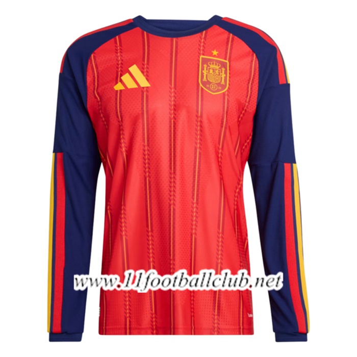 Nouveau Maillot Equipe Foot Espagne Domicile Manches Longues 2026/2027
