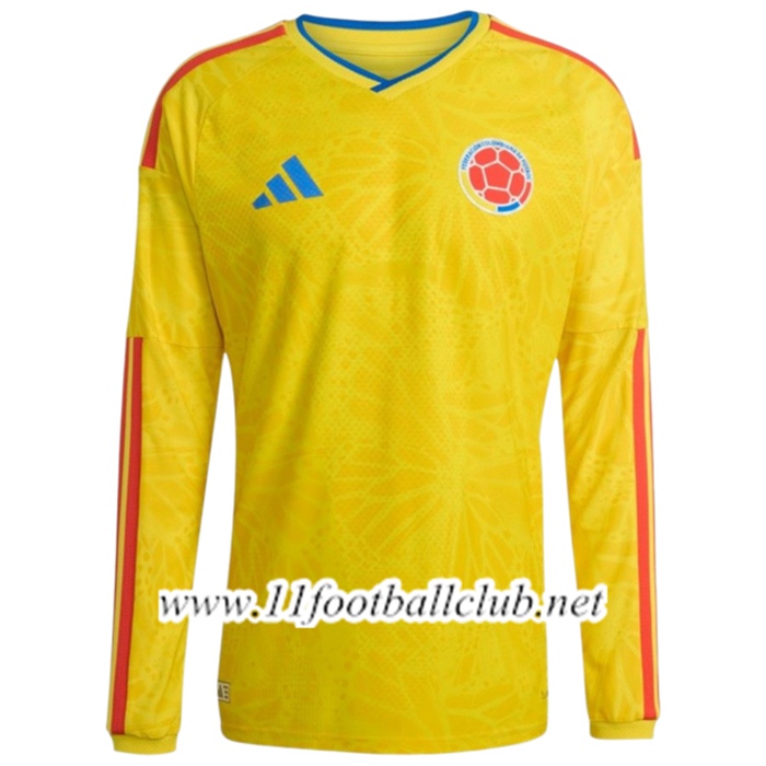 Nouveau Maillot Equipe Foot Colombie Domicile Manches Longues 2026/2027