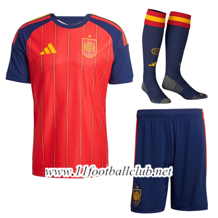 Ensemble Maillot Espagne Domicile (Short + Chaussettes) 2026/2027