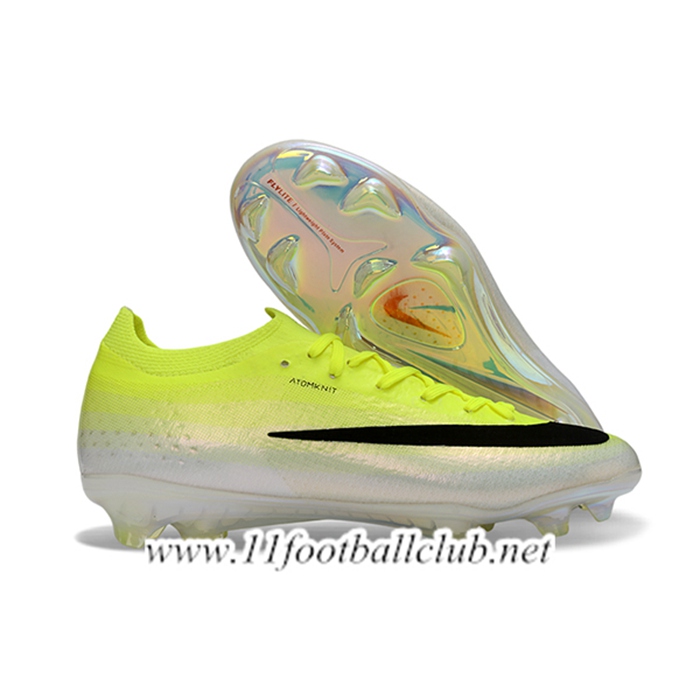 Nike Chaussures de Foot AIR Zoom Mercurial Vapor 17 Elite XXVI FG Vert/Noir/Blanc
