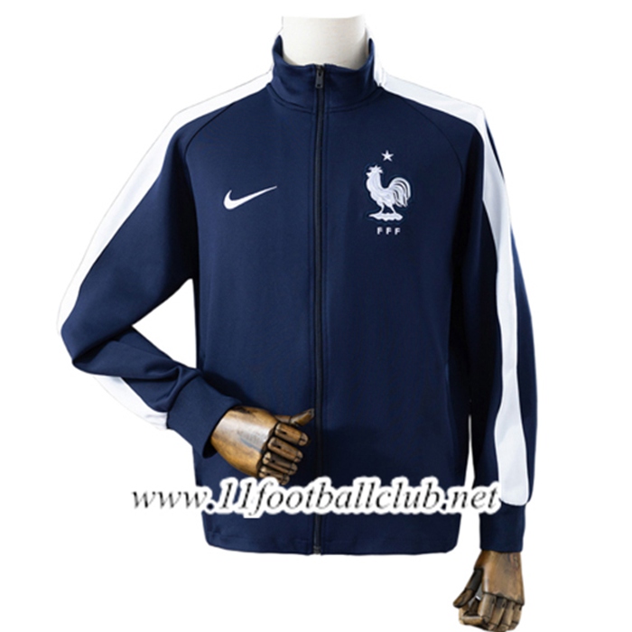 Veste Foot France Bleu Royal 2026/2027