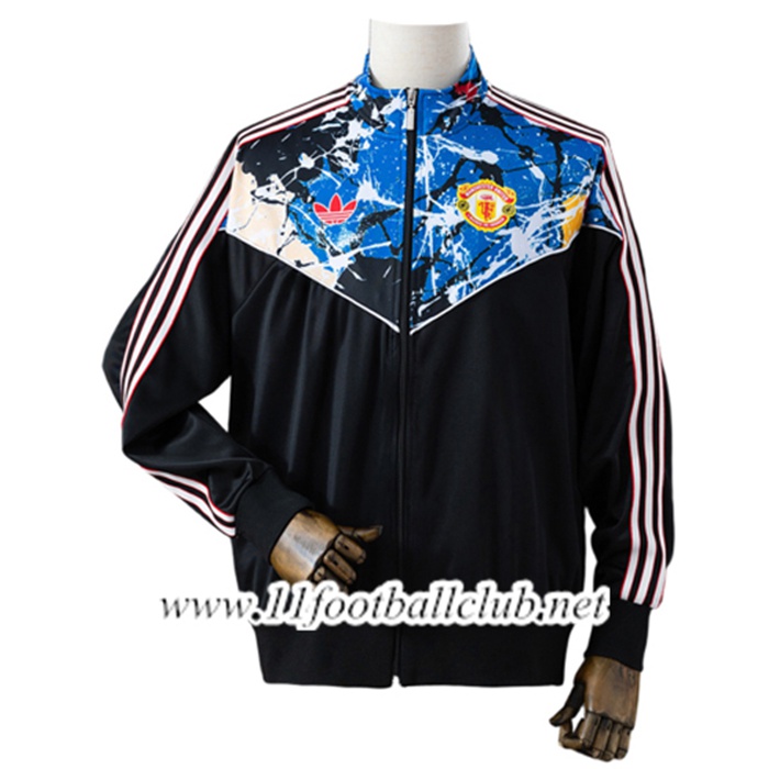 Veste Foot Manchester United Noir/Bleu/Blanc 2026/2027
