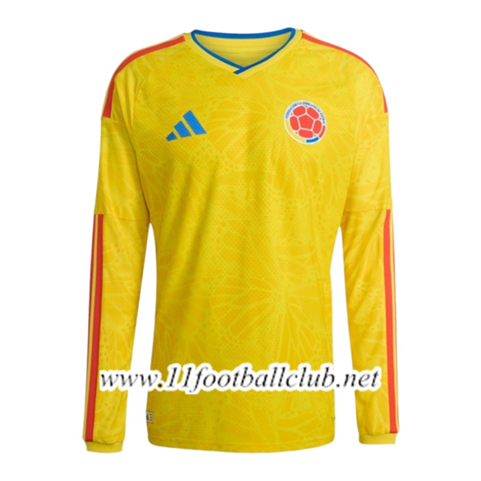 Nouveau Maillot Equipe Foot Colombie Domicile Manches Longues Coupe Du Monde 2026