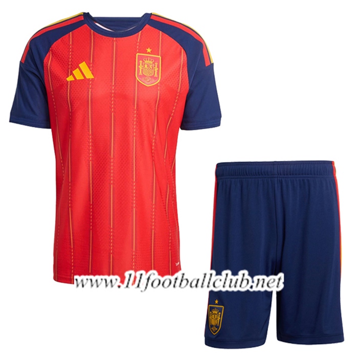 Ensemble Maillot Espagne Domicile + Short Coupe Du Monde 2026