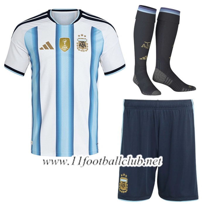 Ensemble Maillot Argentine Domicile (Short + Chaussettes) Coupe Du Monde 2026