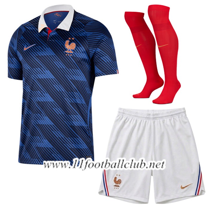 Ensemble Maillot France Domicile (Short + Chaussettes) Coupe Du Monde 2026