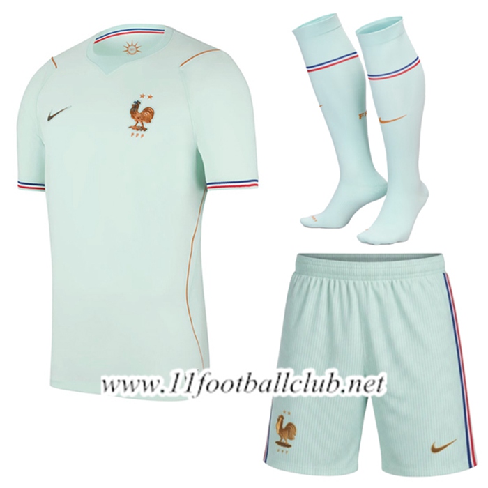 Ensemble Maillot France Exterieur (Short + Chaussettes) Coupe Du Monde 2026