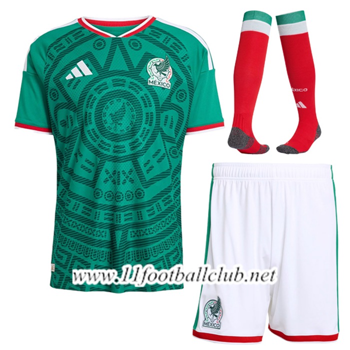Ensemble Maillot Mexique Domicile (Short + Chaussettes) Coupe Du Monde 2026