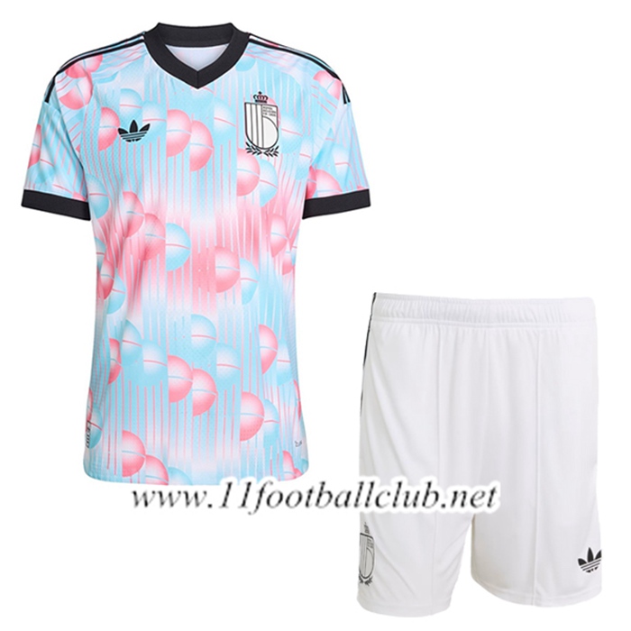 Nouveau Maillot Equipe Foot Belgique Enfant Exterieur Coupe Du Monde 2026