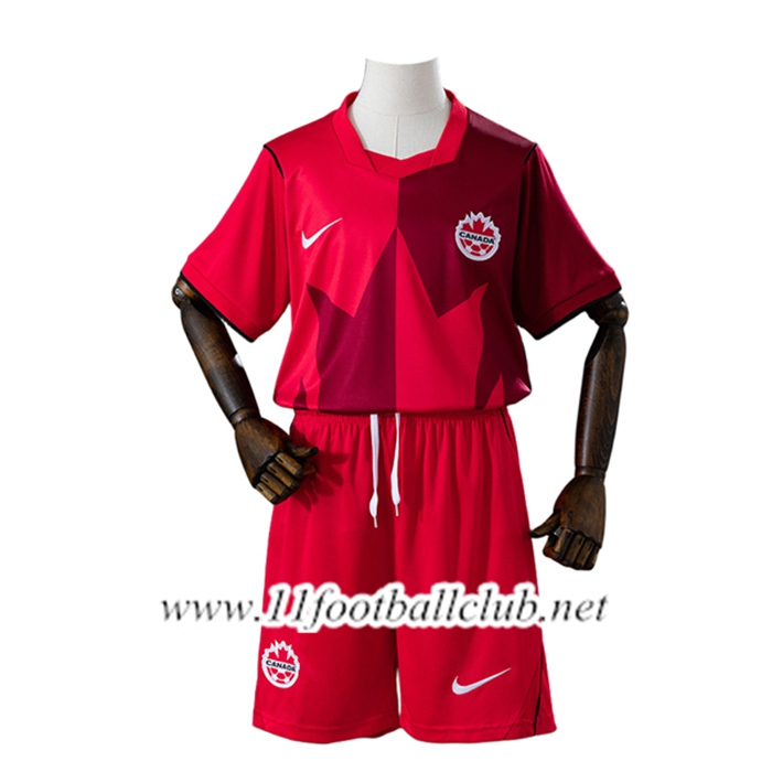 Maillot Equipe Foot Canada Enfant Domicile Coupe Du Monde 2026