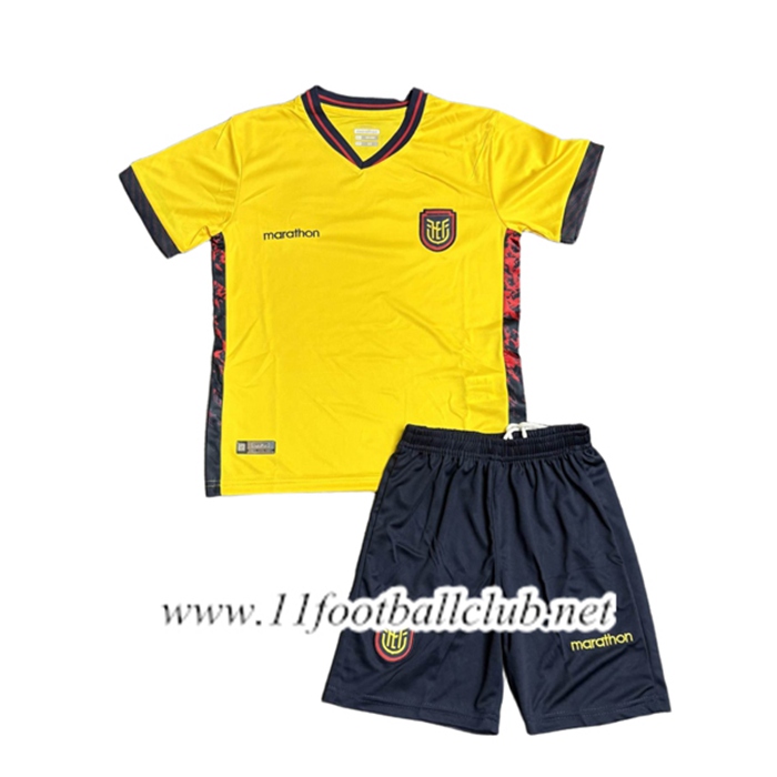 Maillot Equipe Foot Équateur Enfant Domicile Coupe Du Monde 2026
