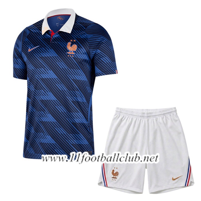 Nouveau Maillot Equipe Foot France Enfant Domicile Coupe Du Monde 2026
