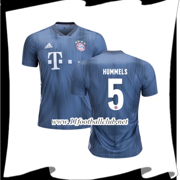 Site D Maillot De Foot Du Bayern Munich Mats Hummels 5 Third Argent 2018 2019 Personnalisé