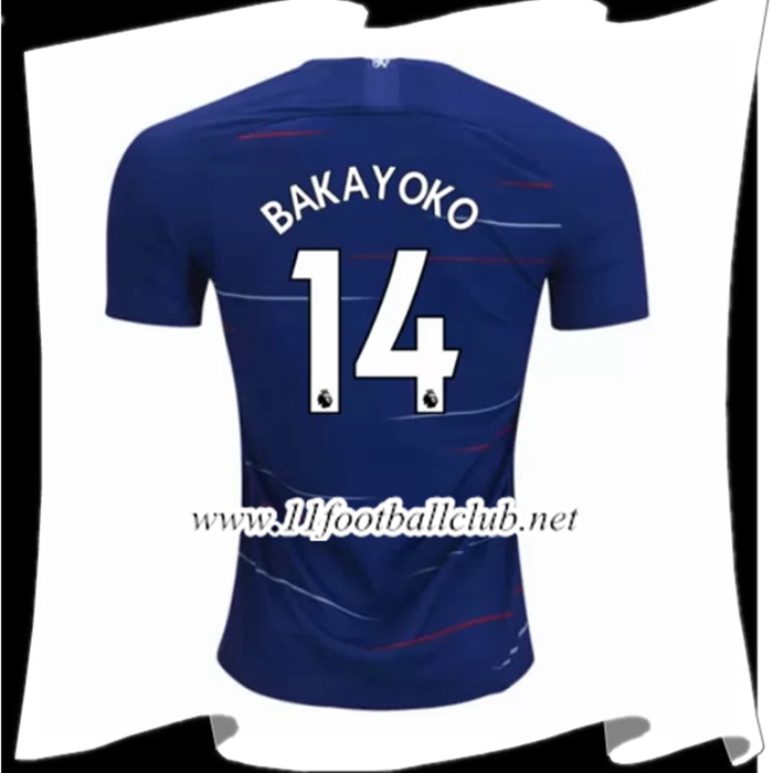 Nouveaux Les Maillots Du Chelsea Bakayoko 14 Domicile Bleu 2018 2019 Authentic