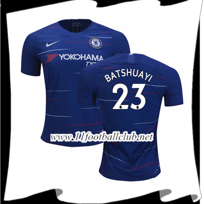 Nouveaux Maillot De Foot Du Chelsea Batshuayi 23 Domicile Bleu 2018 2019 Flocage