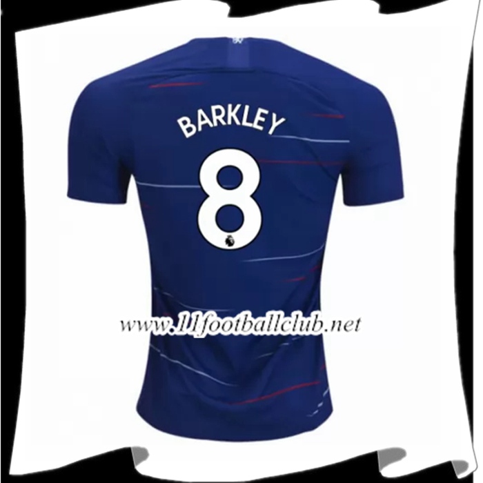 Nouveau Maillot Du Chelsea Barkley 8 Domicile Bleu 2018 2019 Personnalisé