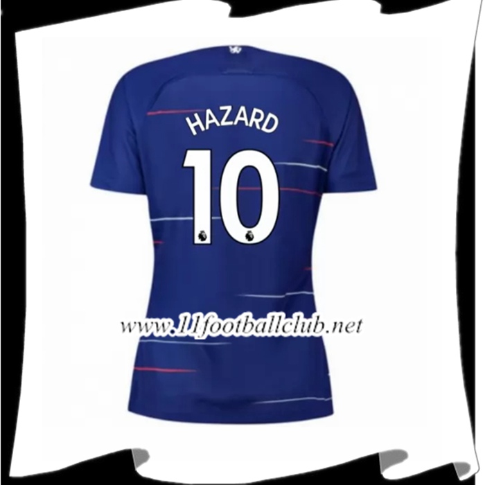 Nouveau Les Maillots Du Chelsea Hazard 10 Femme Domicile Bleu 2018 2019 Personnalisable