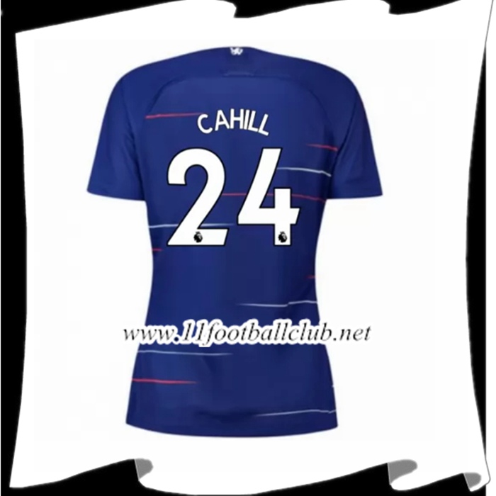 Nouveau Le Maillot Du Chelsea Cahill 24 Femme Domicile Bleu 2018 2019 Officiel