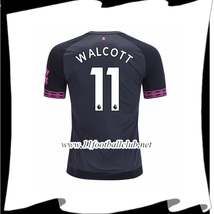 Acheter Maillot De Foot Du Everton Theo Walcott 11 Exterieur Gris charbon 2018 2019 Junior