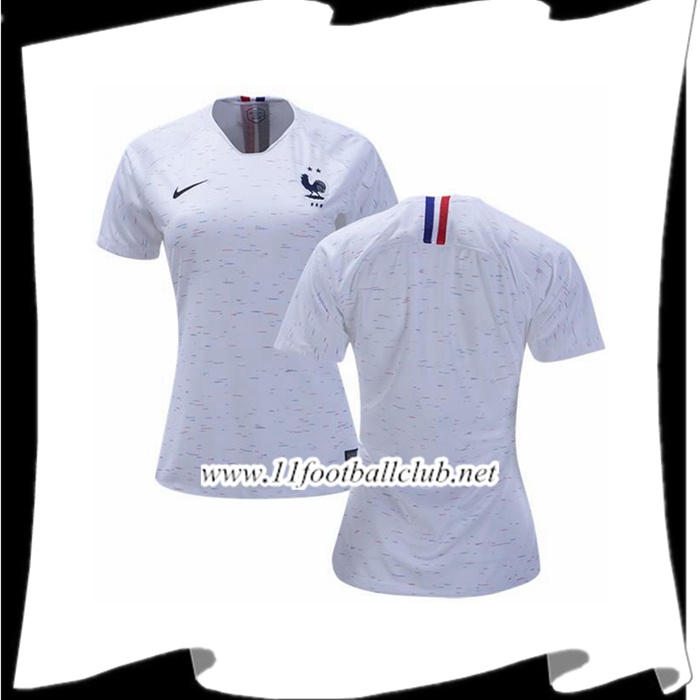 Soldes Les Maillots Du France 2 Etoiles Femme Exterieur 2018 2019 Floqué