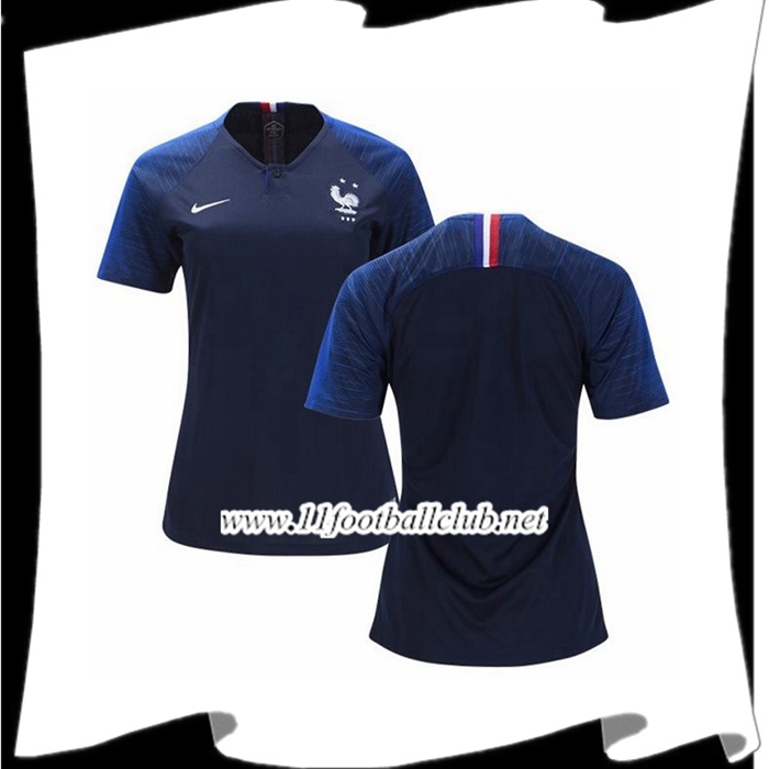 Magasin Maillot De Foot France 2 Etoiles Femme Domicile 2018 2019 Personnalisable