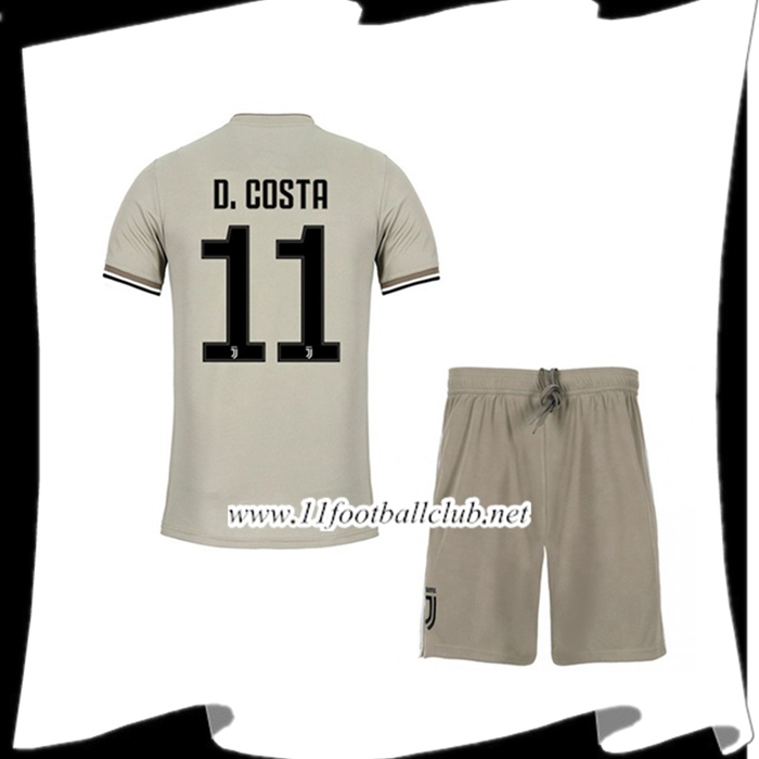 Le Nouveaux Maillot Juventus D.COSTA 11 Enfant Exterieur 2018/19 Junior