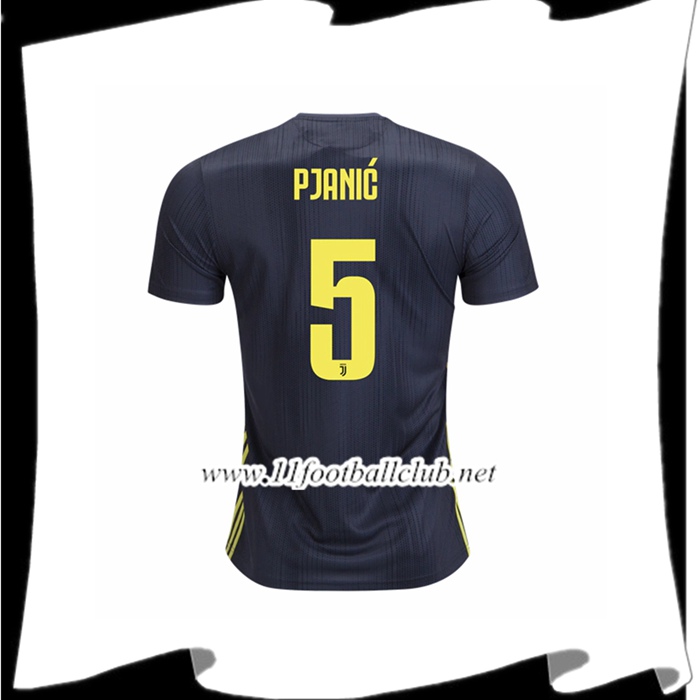 Jeu Maillot Juventus Pjanic 5 Third Gris foncé 2018 2019 Floqué