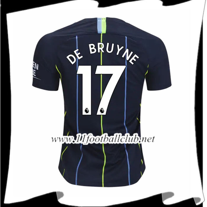 Flocage De Bruyne #17 - Maillot Extérieur Manchester 2024/2025, Coupe D'Europe