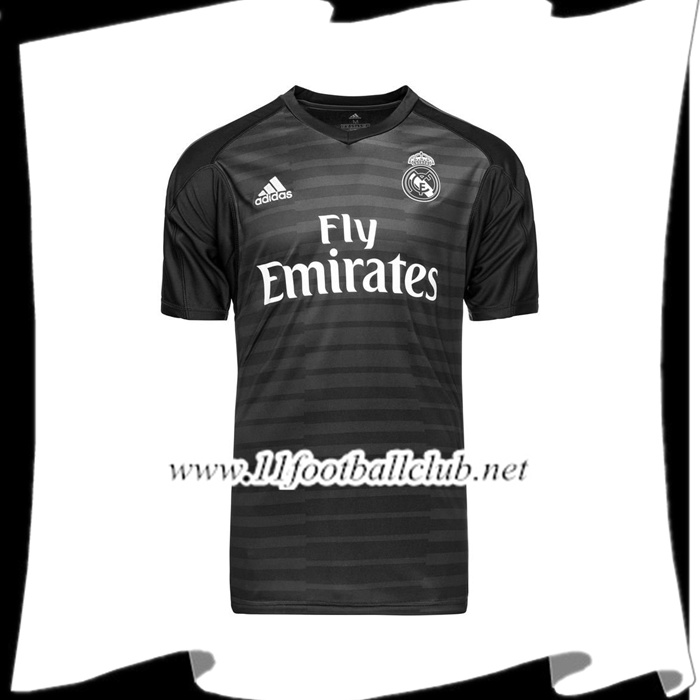 Maillot Extérieur Real Madrid 2018/19 - Adidas - Homme Taille M - Noir