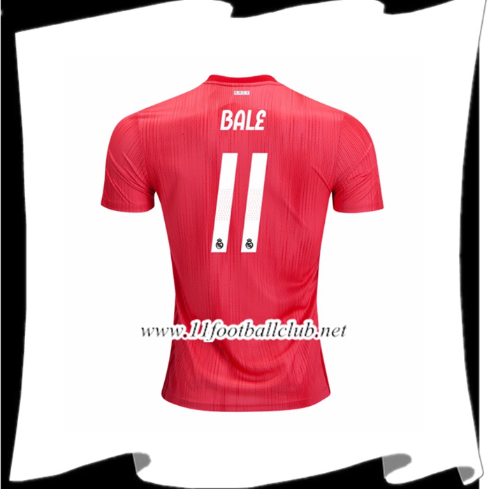 Créer Son Les Maillots Du Real Madrid Gareth Bale 11 Third Rouge 2018 2019 Personnalisé
