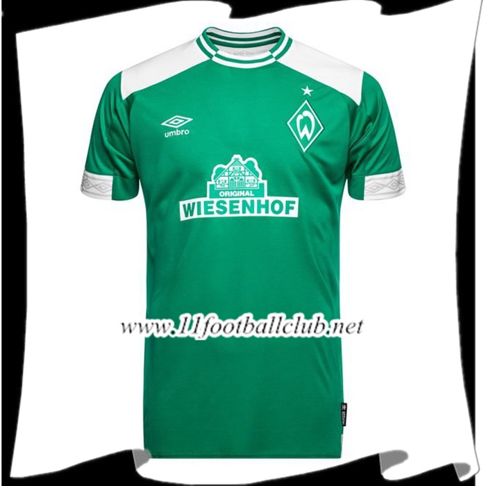 Nouveaux Maillot De Foot Werder Bremen Domicile Vert 2018 2019 Floqué