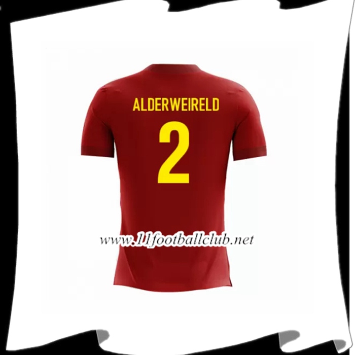 Nouveau Maillot De Foot De L Équipe De Belgique Alderweireld 2 Domicile Rouge 2018 2019