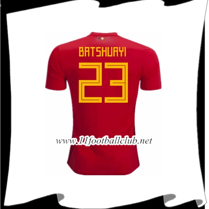 Le Nouveaux Maillot De Foot De L Équipe De Belgique Batshuayi 23 Domicile Rouge 2018/2019
