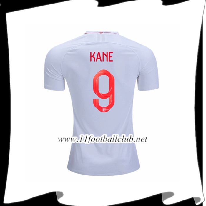 Nouveaux Maillot Equipe De Angleterre Harry Kane 9 Domicile Blanc 2018 2019