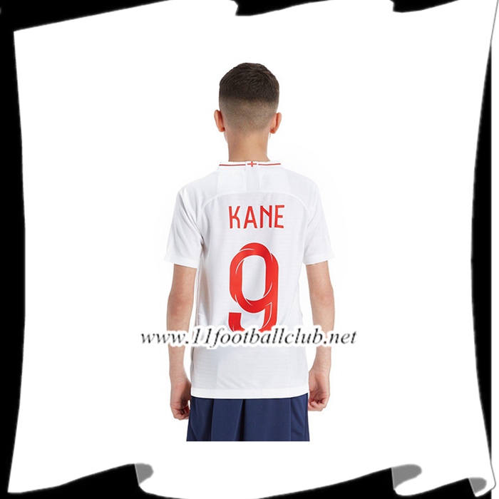 Nouveaux Maillot De Foot De L Équipe De Angleterre Kane 9 Enfant Domicile Blanc 2018 2019