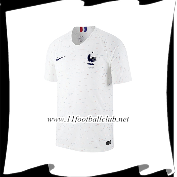 Le Nouveaux Maillot De L Équipe De France Exterieur Blanc 2018 2019
