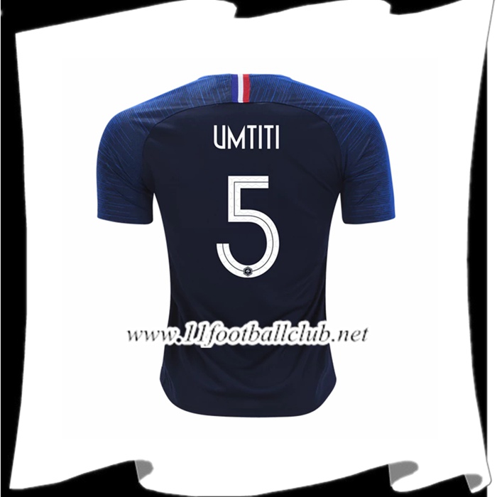 Nouveau Maillot Equipe De France Samuel Umtiti 5 Domicile Bleu 2018 2019