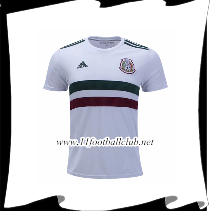 Le Nouveaux Maillot Foot Equipe De Mexique Exterieur Blanc 2018/2019