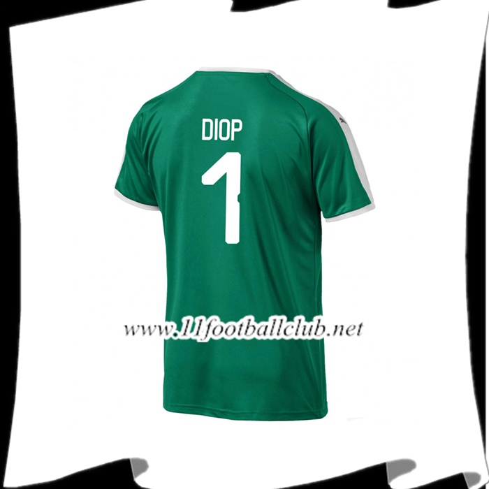Nouveaux Maillot D Équipe De Sénégal DIOP 1 Exterieur Vert 2018 2019
