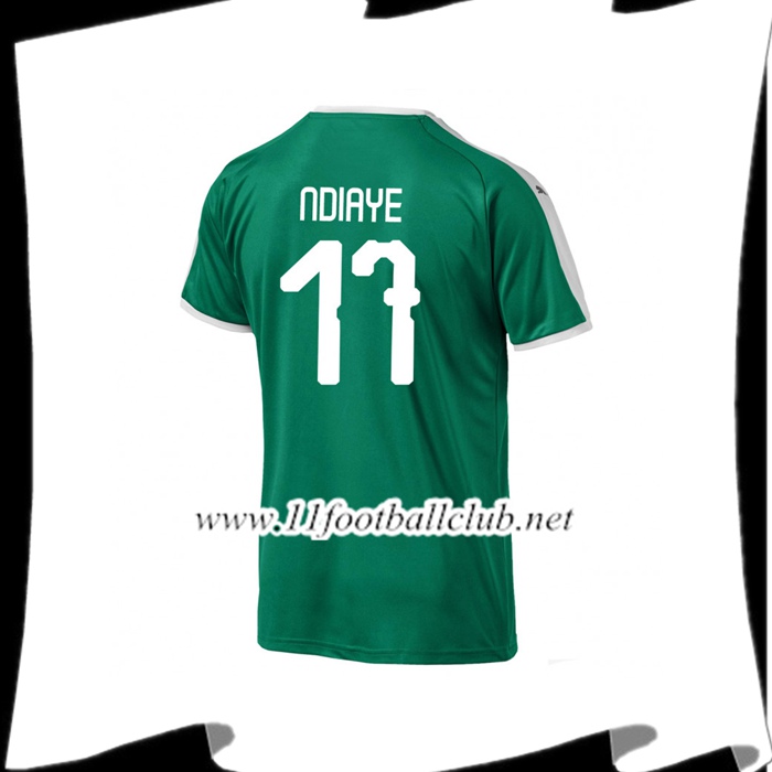 Nouveaux Maillot De Foot De L Équipe De Sénégal NDIAYE 17 Exterieur Vert 2018 2019