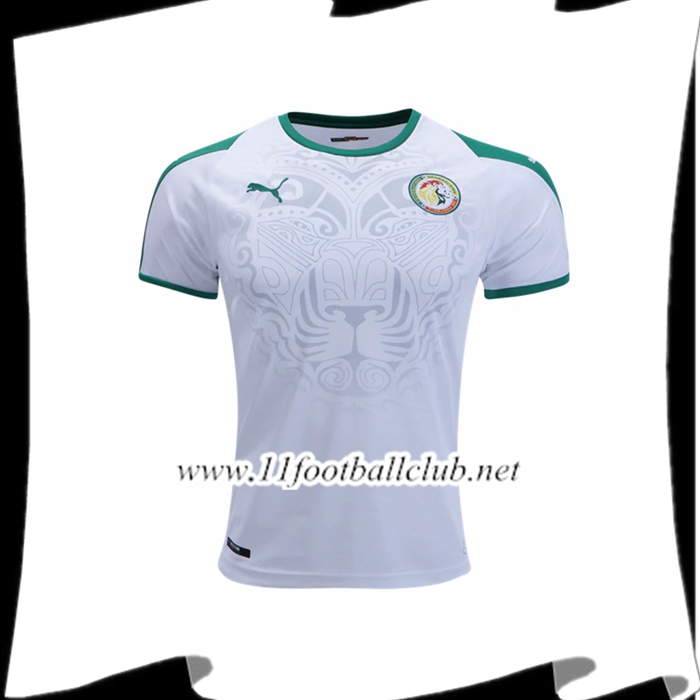 Nouveaux Maillot De Foot De L Équipe De Sénégal Domicile Blanc 2018 2019