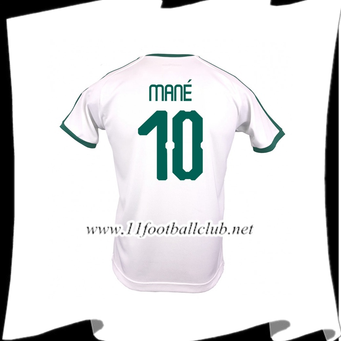 Nouveaux Maillot Equipe De Sénégal MANE 10 Domicile Blanc 2018 2019