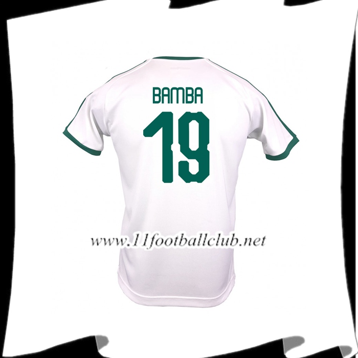 Nouveau Maillot De Foot De Sénégal BAMBA 19 Domicile Blanc 2018 2019
