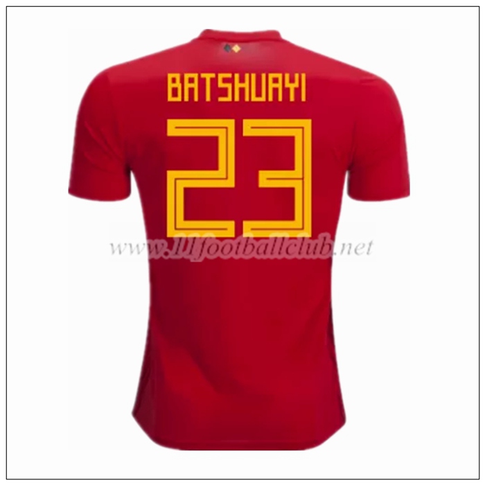 Nouveaux Maillot De Foot De L Équipe De Belgique Batshuayi 23 Domicile Rouge 2018/19