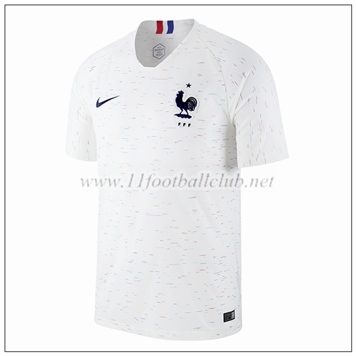 Nouveaux Maillot De L Équipe De France Exterieur Blanc 2018/19