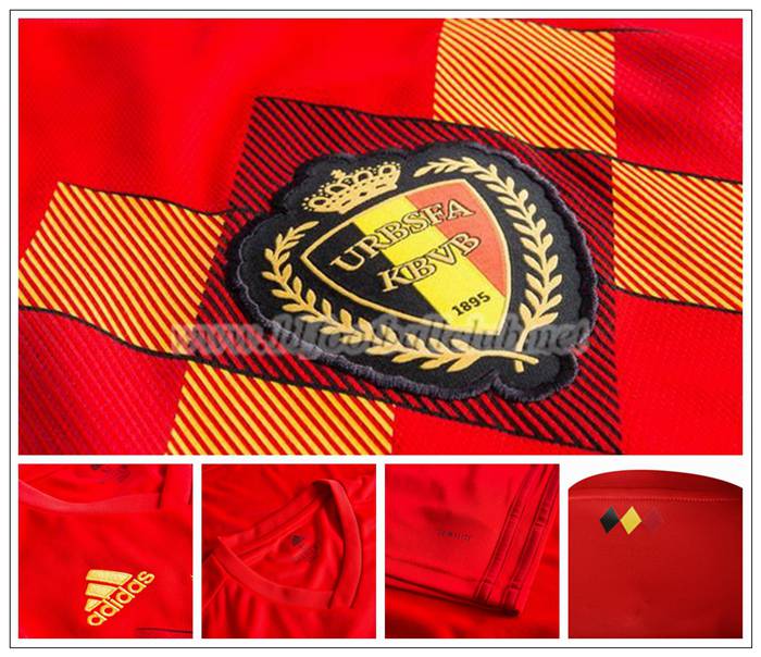 Maillot Belgique Batshuayi 23 Domicile Adidas 2018 2019 Flocage - Officiel 11footballclub