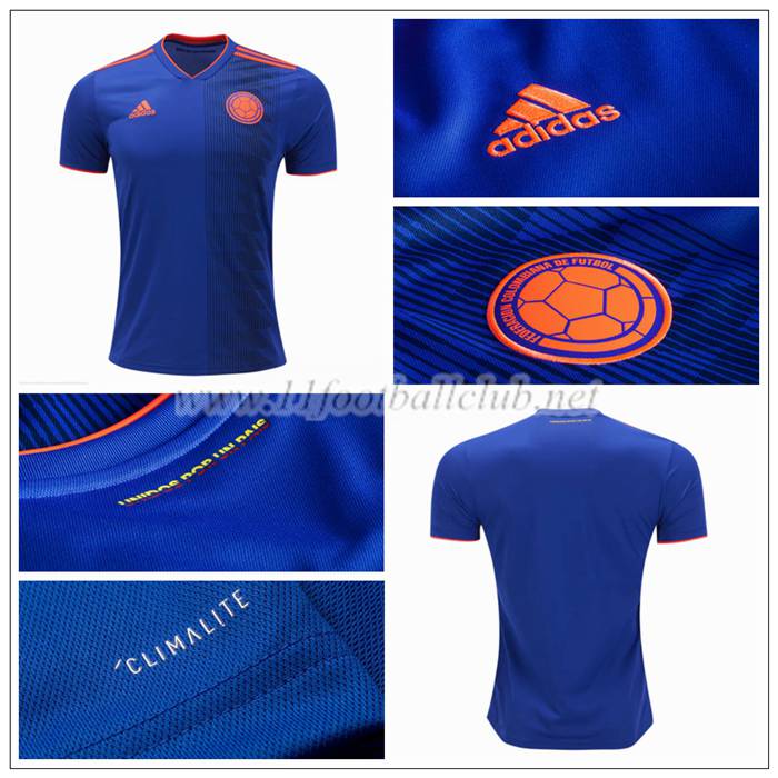Maillot Colombie Enfant Exterieur Adidas 2018 2019 Authentic - 11footballclub